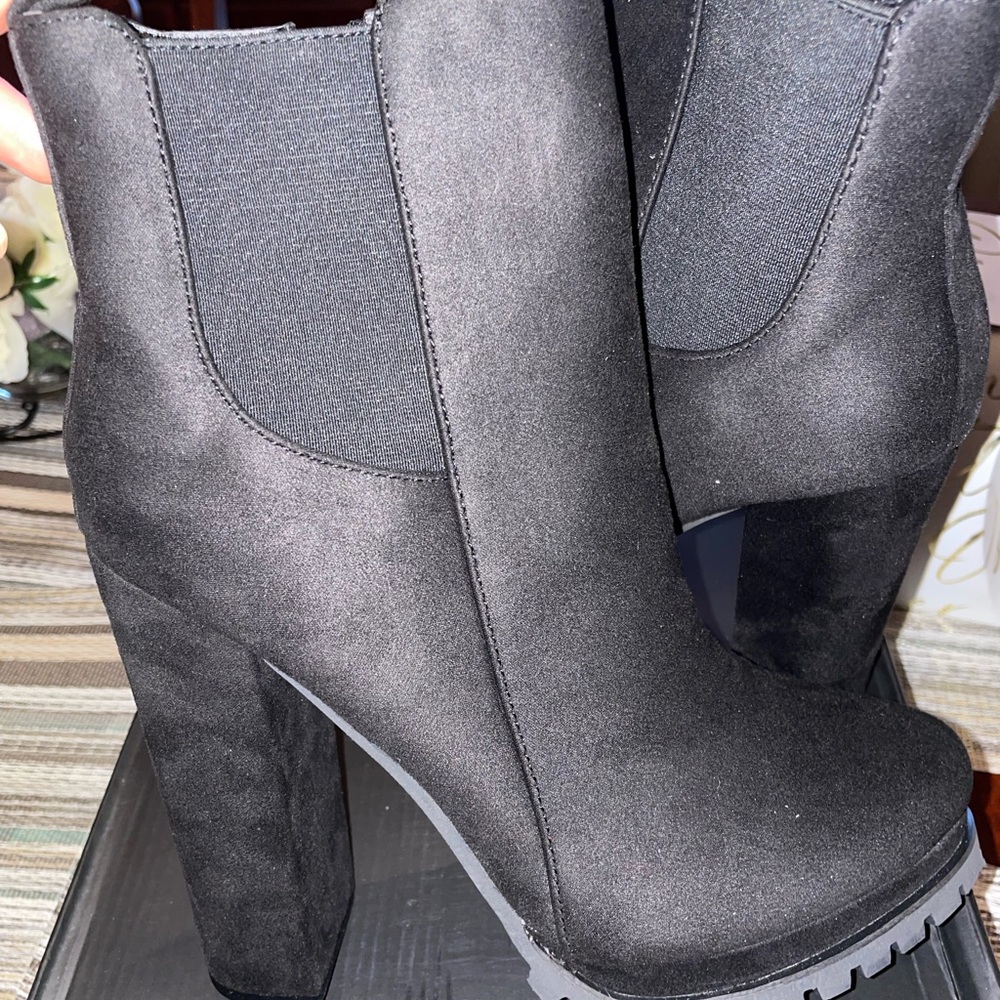 Black Heeled Booties